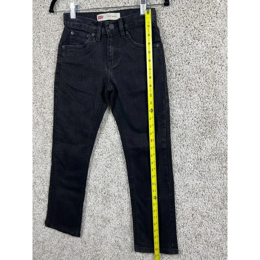 Levi's Men's 511 Slim Jeans,Low Rise Stretch Slim Fit Tapered Pants,Black 10reg